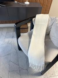 Lamelif Kadın Örgü Püsküllü Atkı Şal