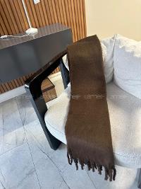 Lamelif Kadın Örgü Püsküllü Atkı Şal