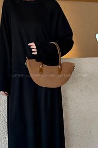 Lamelif Fora Süet Model Kadın Çapraz Çantası