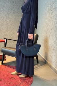 Lamelif Fora Süet Model Kadın Çapraz Çantası