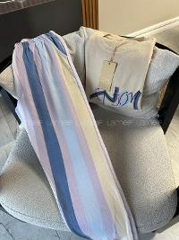 Lamelif Fun Times Enjoy Nakışlı Termal Pijama Takımı