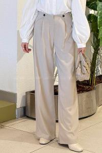 Lamelif Palazzo Pantolon Taş Rengi