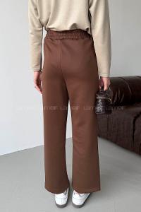 Bitter Brown Regular Trousers High Waist Regular Cut Bottom Tracksuit