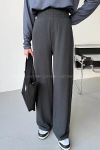 Lamelif Oysho Yüksek Bel Lastikli Eşofman Altı Antrasit