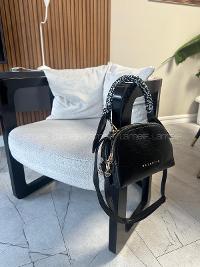 Lamelif Fular Detaylı Armoli El ve Omuz Çantası