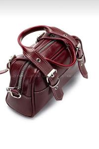 Lamelif Montanna Gümüş Detaylı Kadın El Ve Omuz Çantası Bordo