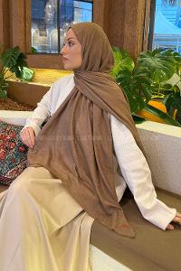 Lamelif Bambu Şal Karamel