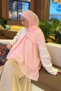 Lamelif Bambu Şal Şeker Pembesi