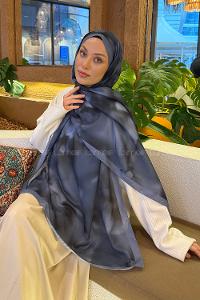 Lamelif Batik Desen Soft Şal Antrasit