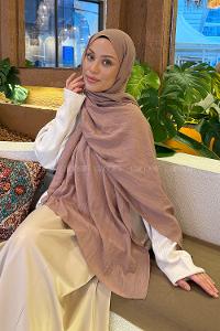 Lamelif Comfort Pamuk Şal Soft Pudra