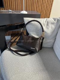 Lamelif Elena Suni Deri Görünümlü Kadın El ve Omuz Çantası