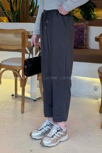 Anthracite Regular Trousers High Waist Regular Cut Bottom Tracksuit