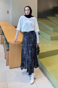 Lamelif Basic Kısa Kol T-shirt Beyaz