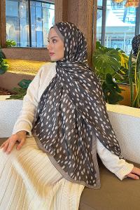 Lamelif Ceylan Desen Soft Şal Soft Yeşil