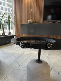 Lamelif Noir Silver Zarefet Bayan Kemer Gümüş