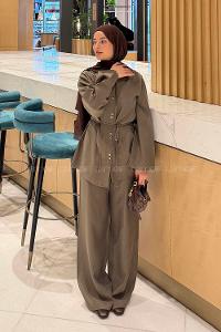 Lamelif Tensel İkili Takım Haki