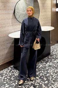 Lamelif Tensel İkili Takım Lacivert