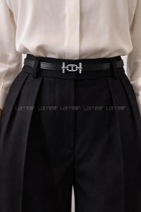 Lamelif Gümüş Tokalı İnce Kadın Kemer,Pantolon Kemeri ,Gömlek Kemeri Çeket Kemeri