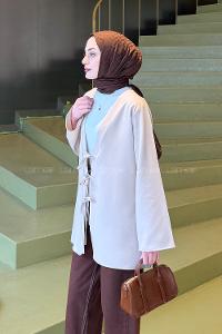 Stone V Neck Cotton Tunic