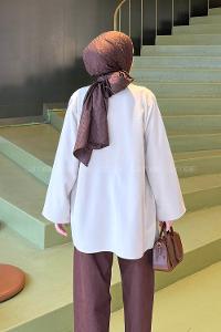 Stone V Neck Cotton Tunic