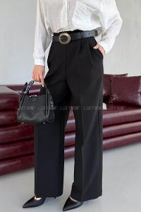 Lamelif Pens Detaylı Pantolon Siyah