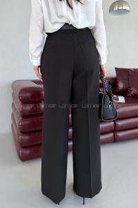 Lamelif Pens Detaylı Pantolon Siyah