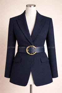 Lamelif Kadın Crow C Form Gold Tokalı