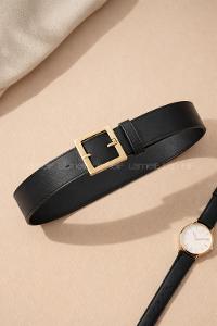 Lamelif Kare Gold  Tokalı Kadın Kemeri