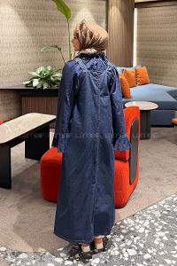 Lamelif Kot Salopet Koyu Mavi