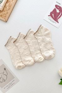 Lamelif Kabartmalı  Sevimli Çorap