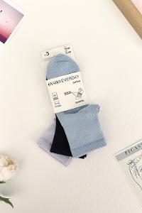 Lamelif 3lü İhracat Yarım Konç Çorap