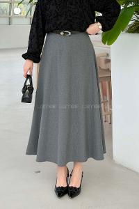 Lamelif Daisy Etek Gri