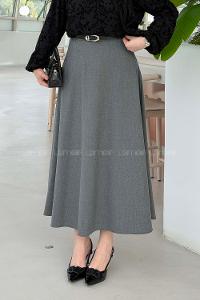 Lamelif Daisy Etek Gri