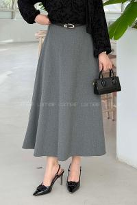 Lamelif Daisy Etek Gri