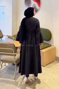 Lamelif Etekli Takım Lacivert