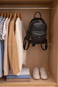 Lamelif Günlük Sırt Çantası Yumuşak Deri Acı Kahve