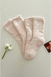Lamelif 2li Peluş Çorap