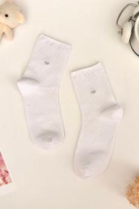 Lamelif 2li Dikişsiz Kalpli Çorap
