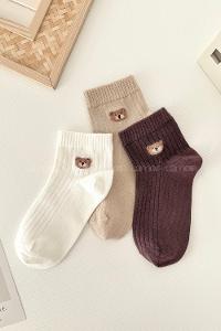 Lamelif 3lü Ayı Yarım Konç Çorap