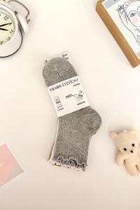 Lamelif 3lü Fırfırlı Kolej Çorap