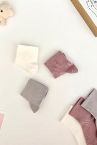 Lamelif 3lü Fırfırlı Kolej Çorap