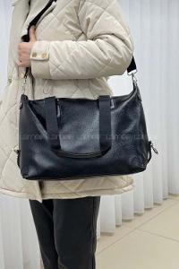Black With Suspenders Skin Hand Bag Arm Bag Bag