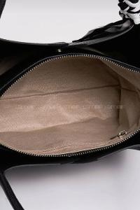 Lamelif Fular Detaylı El Ve Omuz Çantası Kadın Siyah