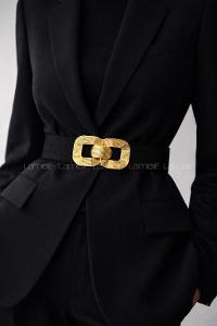Black Buckle Kumas Belt