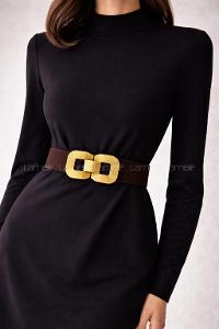 Brown Buckle Kumas Belt