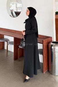 Black Normal Neck Cotton Dresess