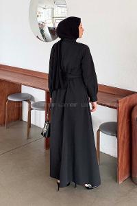 Black Normal Neck Cotton Dresess