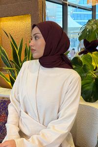 Lamelif Bambu Eşarp Acı Bordo