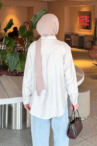 Stone Shirt Collar Long Arm Modal Shirt