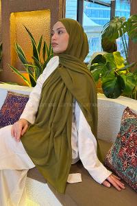 Lamelif Comfort Pamuk Şal Soft Yeşil